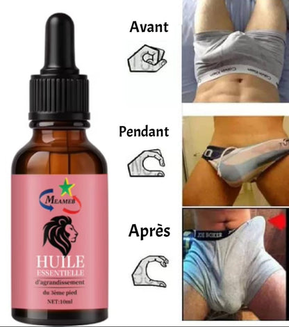 21 jours pour agrandir le 3ème pied de l'homme 'Huile énergétique'