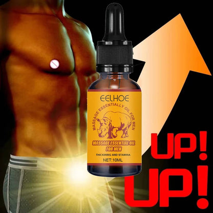 Huile essentielle pour agrandir le 3ème pied de l'homme