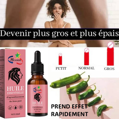 21 jours pour agrandir le 3ème pied de l'homme 'Huile énergétique'